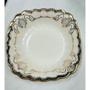 22 karat gold trim vintage dish Goldenware by‎ Sebring